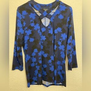 Bold Elements royal blue and black top size large